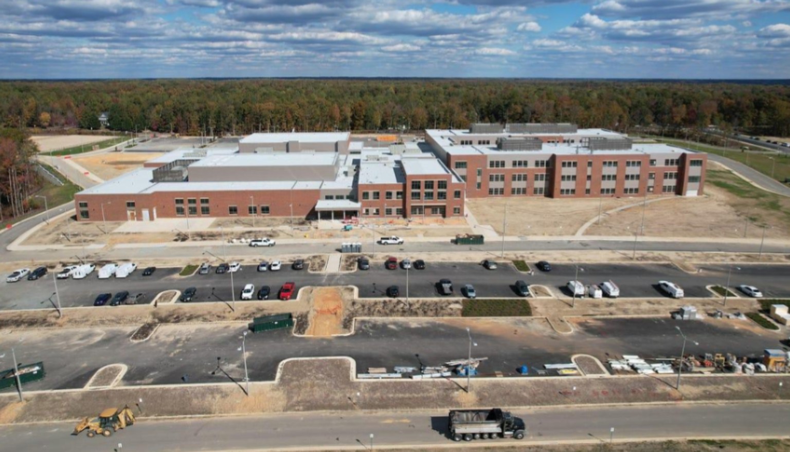 Stafford County public school campus under construction