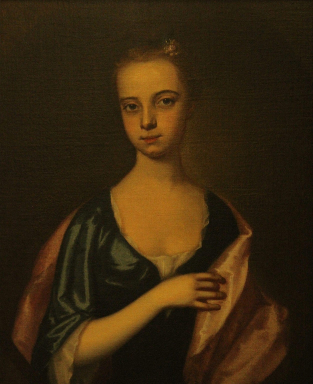 Historic portrait of the youngest girl in the supplied Mason family images